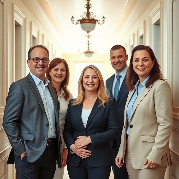 Tři finanční poradci Nového Atelieru v brněnské kanceláři